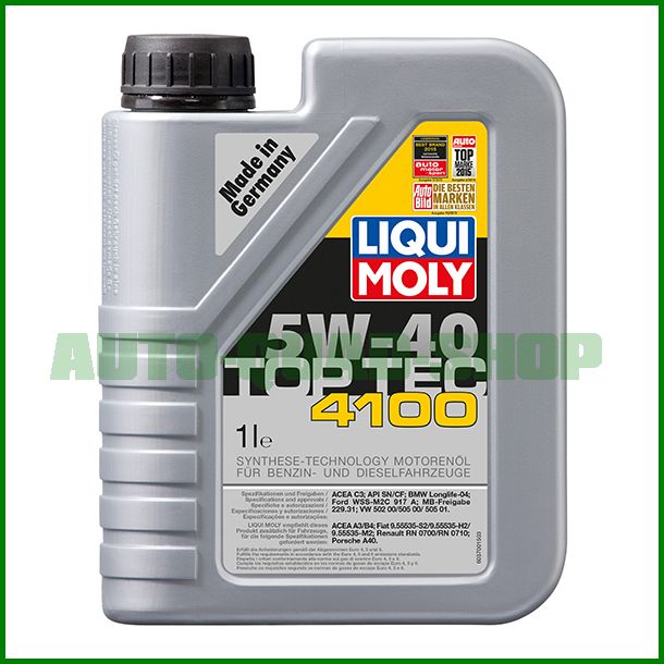 Top-Tec-4100-5W40-1Liter-Liqui-Moly Top Tec 4100 5W-40 - Liqui Moly