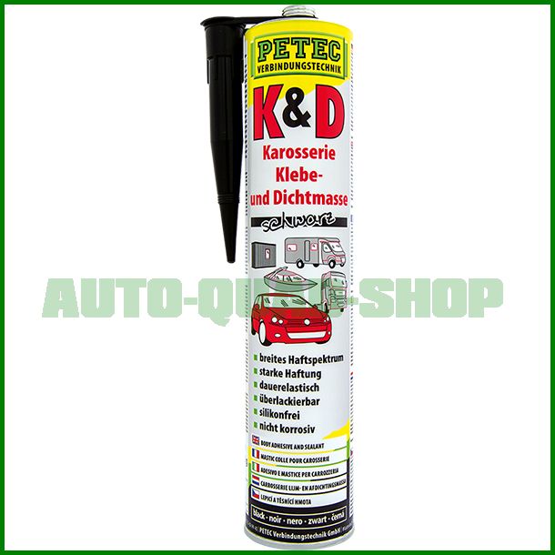 Kleben-Dichten-310ml-schwarz K & D - Kleben & Dichten - Petec
