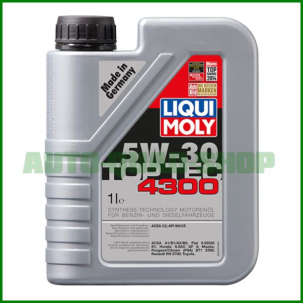 Top-Tec-4300-5W30-1Liter-Liqui-Moly Top Tec 4300 5W-30 - Liqui Moly