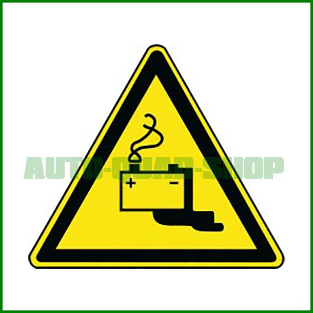 Warnung-vor-Gefahren-durch-Batterien-Makra Gefahrenzeichen "Warnung vor Gefahren durch Batterien" - Makra